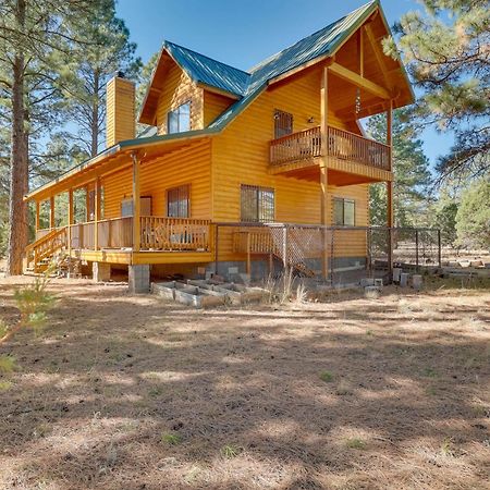 Dog-Friendly Nutrioso Cabin With Wraparound Porch! Екстериор снимка